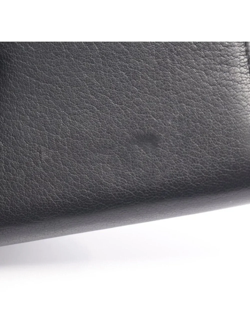 Chanel Coin Purse CC Logo Black Leather